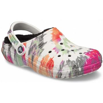 Zuecos Crocs Classic Forro Tie-Dye Hombre Rosas | Mexico 0813UZGT